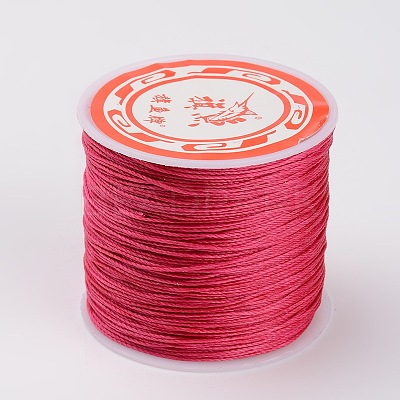 Round Waxed Polyester Cords YC-K002-0.6mm-04-1