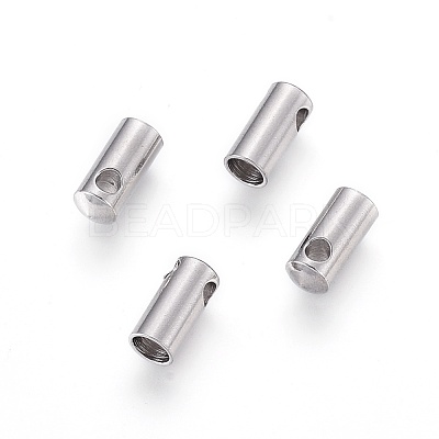Tarnish Resistant 304 Stainless Steel Cord Ends STAS-F232-01E-P-1