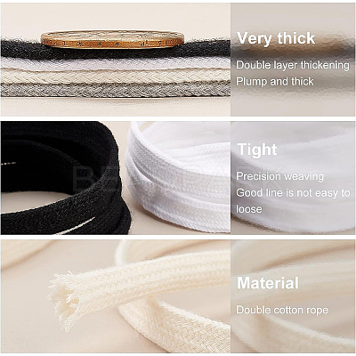 25M Double Layer Flat Cotton Cords OCOR-BC0001-74D-1