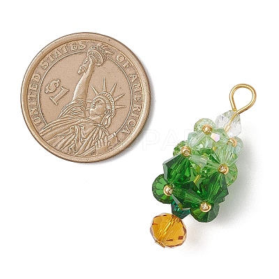 Glass Pendants PALLOY-MZ01029-1