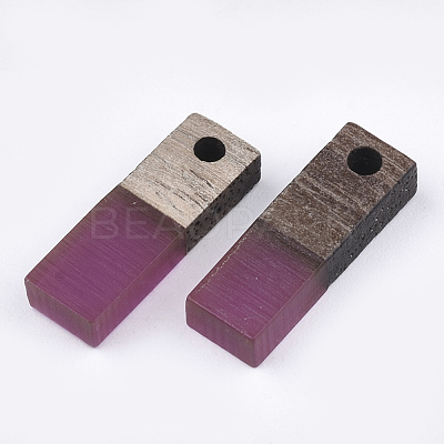 Resin & Walnut Wood Pendants RESI-S358-19H-1