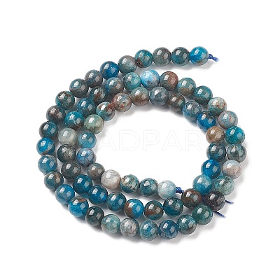 Natural Apatite Beads G-E481-05-6mm-01-1