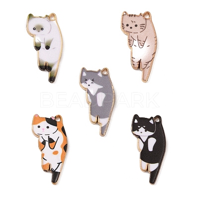Alloy Enamel Pendants ENAM-WH0054-58-1