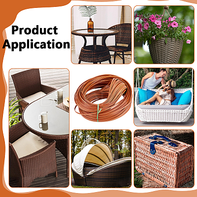 1Bundle Plastic Wicker Strips AJEW-BC0010-22C-1