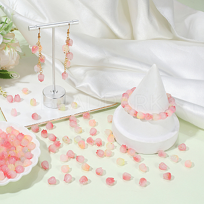 400Pcs 2 Colors Opaque Acrylic Beads OACR-PA0001-67-1