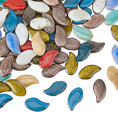 500G Handmade Porcelain Cabochons PORC-FH0001-15-1