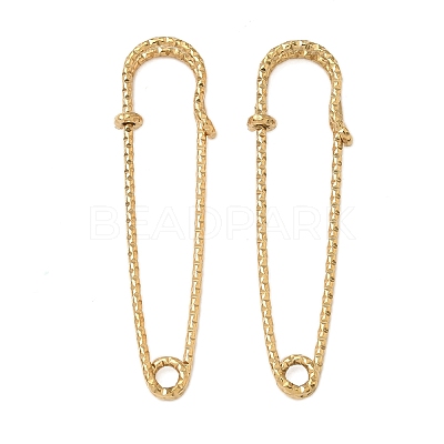 304 Stainless Steel Safety Pins Brooch Findings STAS-K252-11E-G-1