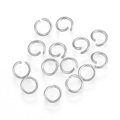Tarnish Resistant 304 Stainless Steel Open Jump Rings STAS-F110-09P-1