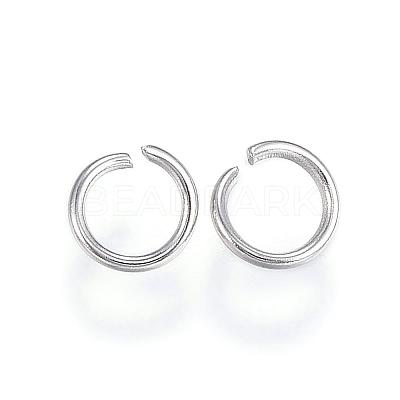 Tarnish Resistant 304 Stainless Steel Open Jump Rings STAS-F110-09P-1