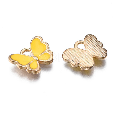Alloy Enamel Charms X-ENAM-S121-070L-1