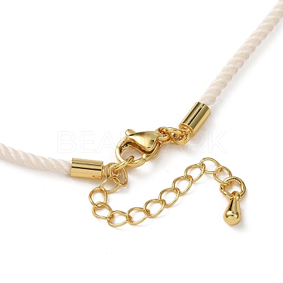 2MM Round Nylon Milan Cord Necklace Makings MAK-F038-C33-G-1