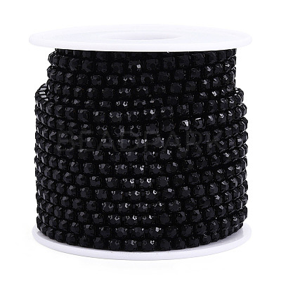 Electrophoresis Iron Rhinestone Strass Chains CHC-Q009-SS16-B01-1