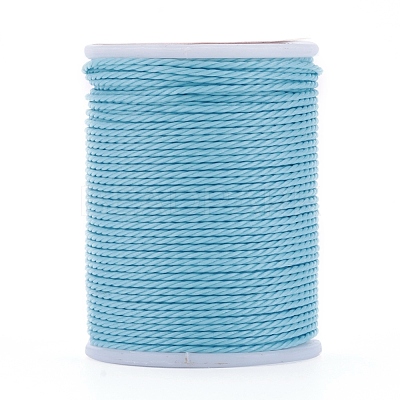 Round Waxed Polyester Cord X-YC-G006-01-1.0mm-06-1