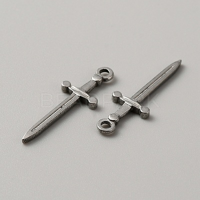 304 Stainless Steel Pendants LS-FIND-WH0137-62B-1