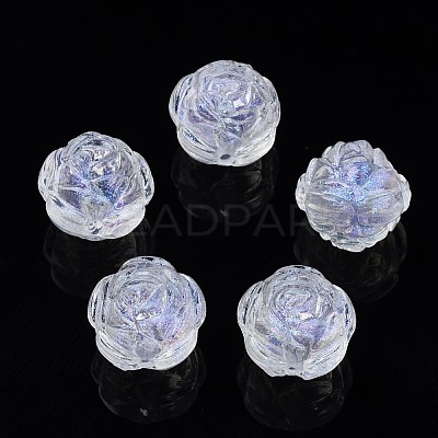 Transparent Acrylic Beads X-OACR-N008-103-1
