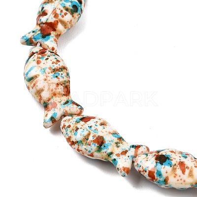 Dyed Synthetic Turquoise Beads Strands GG-CBAAE19-08A-1