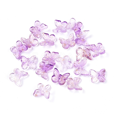 Electroplate Glass Beads EGLA-E059-E04-1