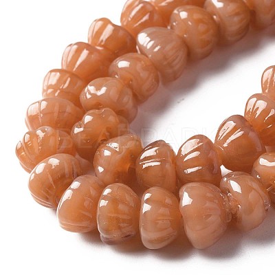 Autumn Theme Handmade Lampwork Beads Strands LAMP-T017-06C-1