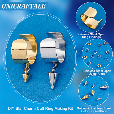 Shop Unicraftale 304 Stainless Steel Open Jump Rings for Jewelry