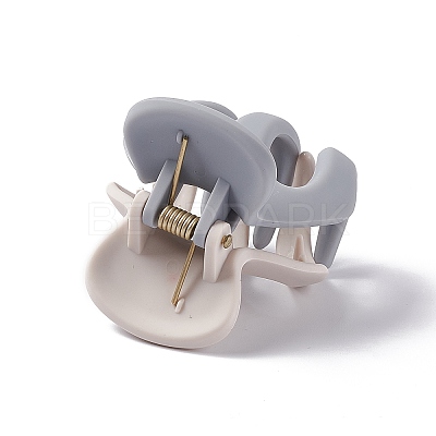 Two Tone Plastic Claw Hair Clips PHAR-F015-01B-1