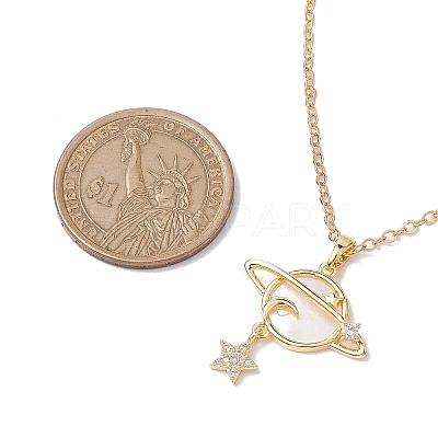 Brass Pendants Necklaces X1-NJEW-TA00163-1