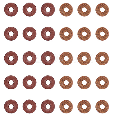 Cowhide Leather Spacer Beads FIND-WH0043-22-1