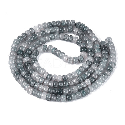 Ombre Effect Dyed Glass Beads Strands GLAA-Q106-05A-A17-1