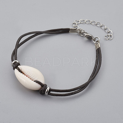 Cowhide Leather Cord Bracelets BJEW-JB04067-1