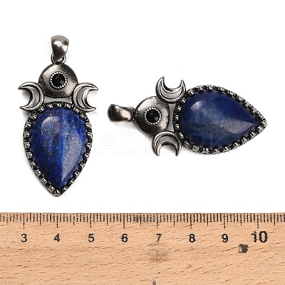 Dyed Natural Lapis Lazuli Pendants GG-CBACC2B-05AS-02-1