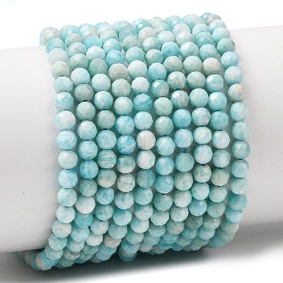 Natural Amazonite Beads Strands G-F619-26-3mm-1