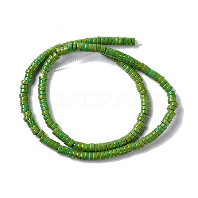 Synthetic Turquoise Beads Strands TURQ-G110-4x2mm-10-1