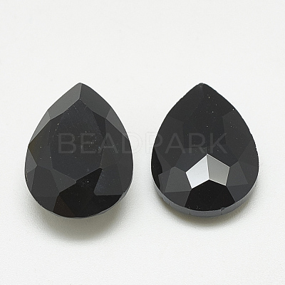Pointed Back Glass Rhinestone Cabochons RGLA-T081-18x25mm-02-1