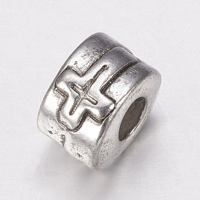 Alloy European Beads E465-S-1