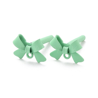 Alloy Stud Earring Findings LS-EJEW-J102-08I-1