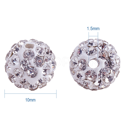 Pave Disco Ball Beads RB-PH0003-10mm-9-1