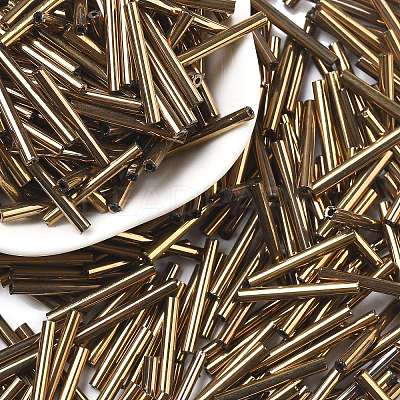 Glass Bugle Beads SEED-R028-2x20-A03-1