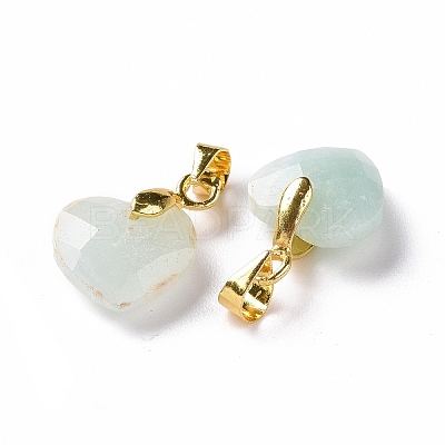 Natural Amazonite Pendants G-C023-07F-1