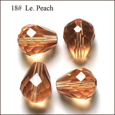 Imitation Austrian Crystal Beads SWAR-F062-8x6mm-18-1