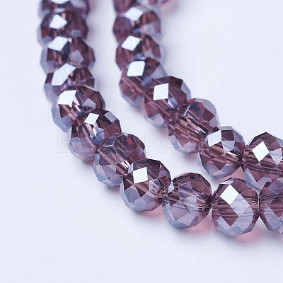 Electroplate Glass Beads Strands LS-EGLA-A034-T1mm-A05-1