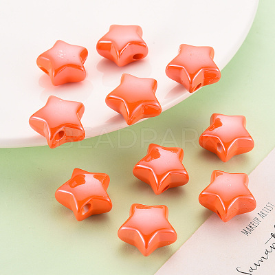 Opaque Acrylic Beads LS-MACR-S372-02B-84-1