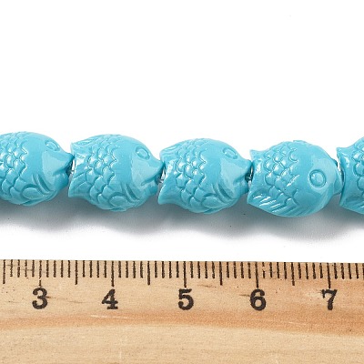 Synthetic Coral Carved Beads Strands CORA-C003-13B-04-1