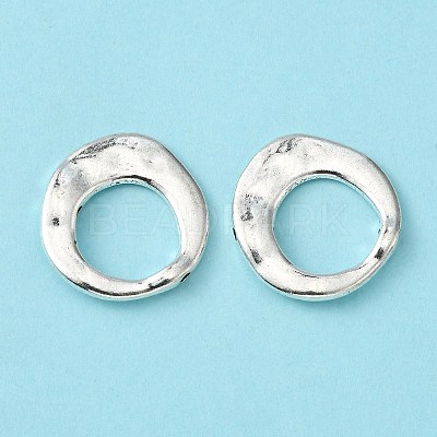 Antique Silver Tone Tibetan Style Alloy Pendants X-LF10246Y-1
