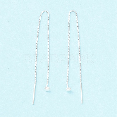 925 Sterling Silver Ear Thread STER-P047-10S-1