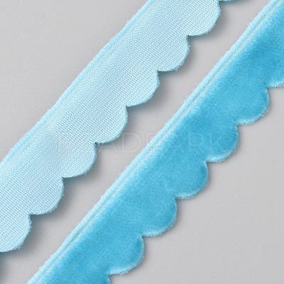 Single Face Velvet Ribbons OCOR-WH0077-69-1