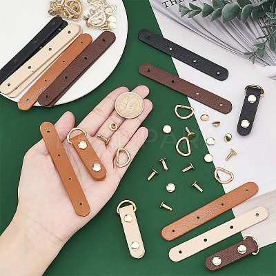 8 Sets 4 Colors PU Leather Chain Bag Strap FIND-PH0006-85-1