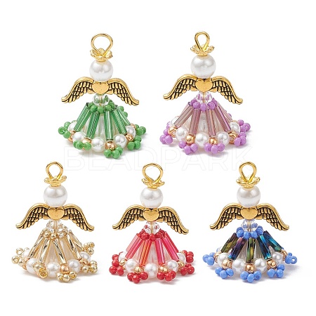 Glass Pendants PALLOY-MZ00968-1