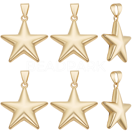 10Pcs Rack Plating Brass Pendants KK-BBC0016-12-1