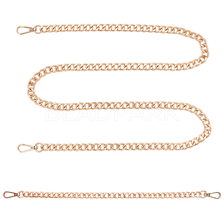Aluminum Curb Chain Bag Handles FIND-PH0002-13LG-1