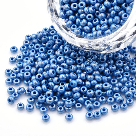 8/0 Czech Opaque Glass Seed Beads SEED-N004-003A-11-1