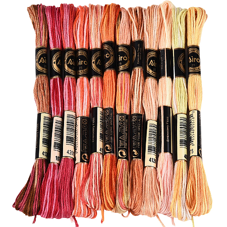 6-Ply Polyester Embroidery Floss OCOR-WH20074-15E-1